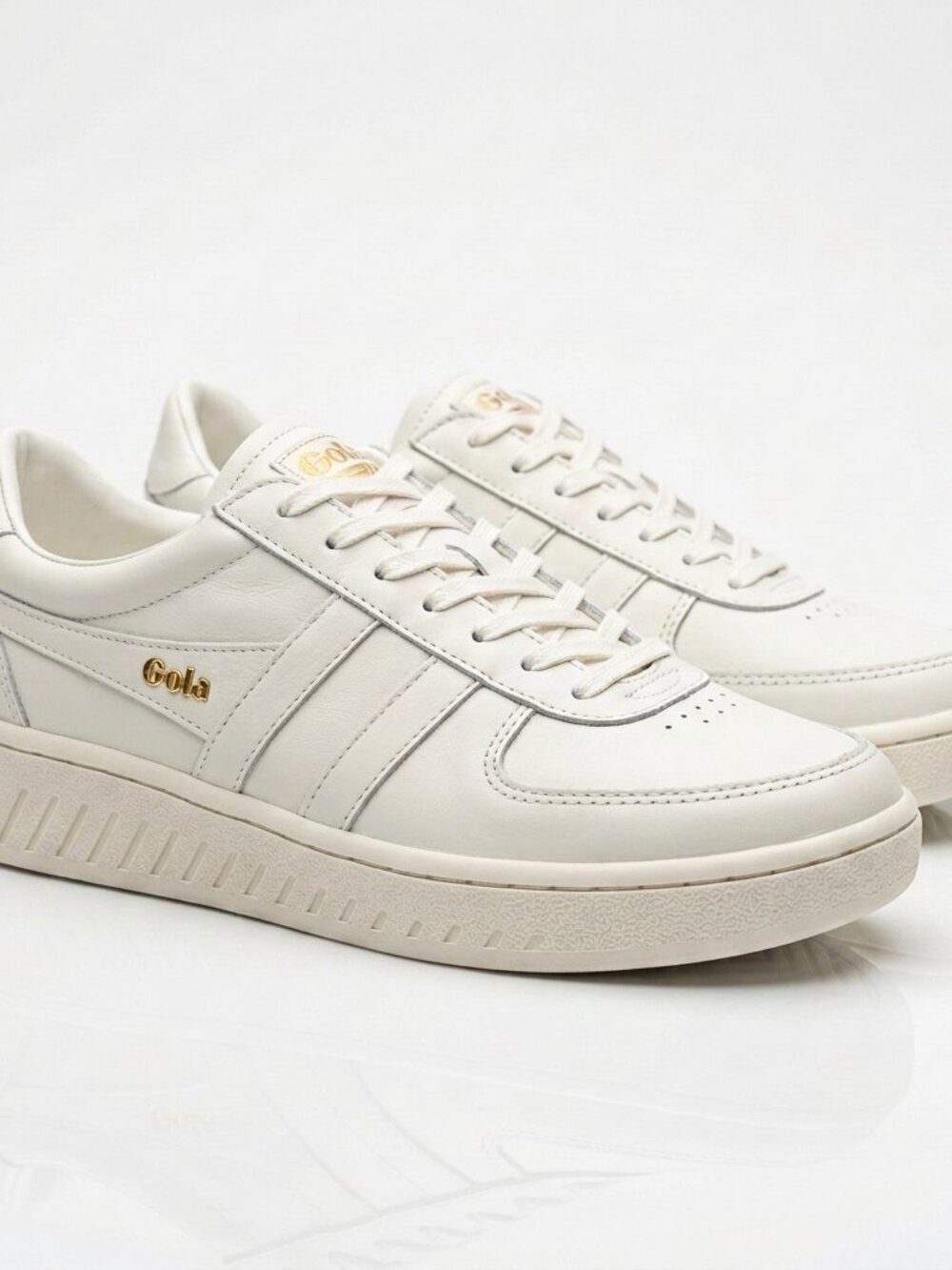 GOLA Grandslam White Leather Sneakers Shoes M11